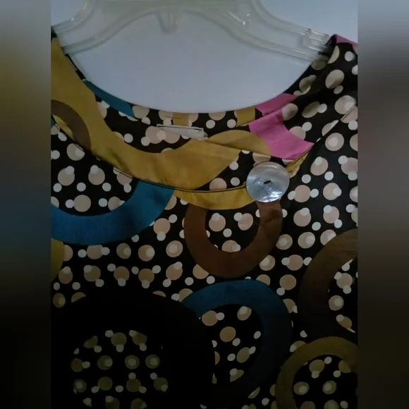 Zadie B's Colorful Women's Blouse Polyester Sz 3x - Picture 2 of 9